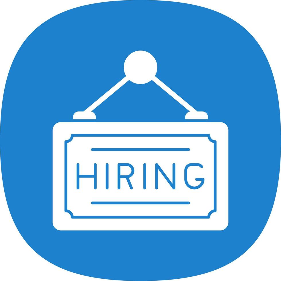 Hiring Vector Icon Design
