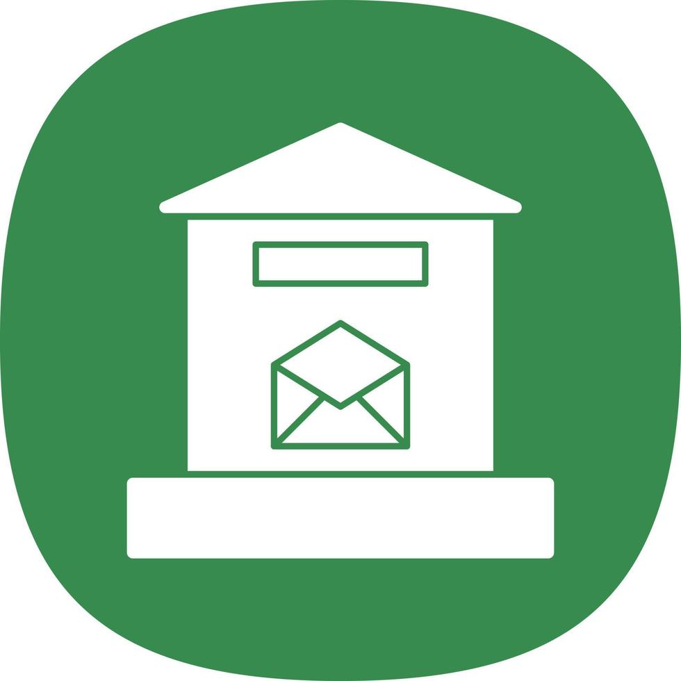 Letter Box Vector Icon Design