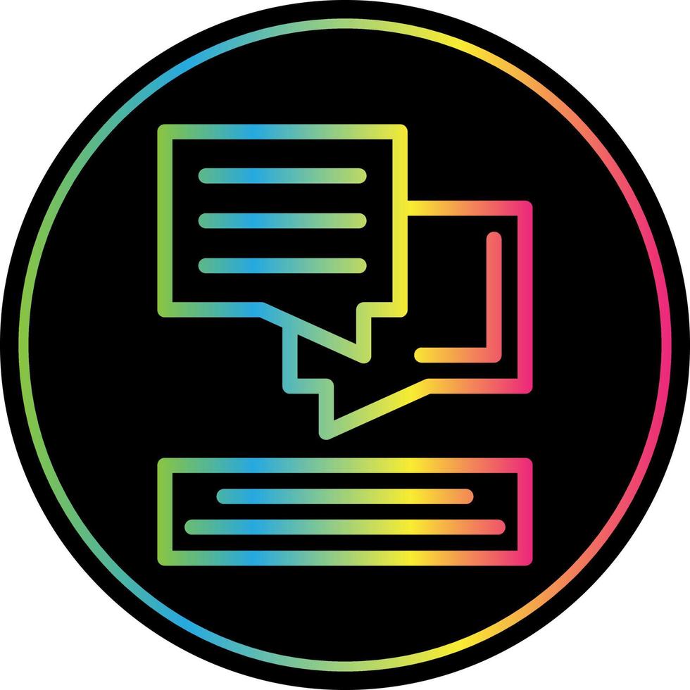Dialog Vector Icon Design
