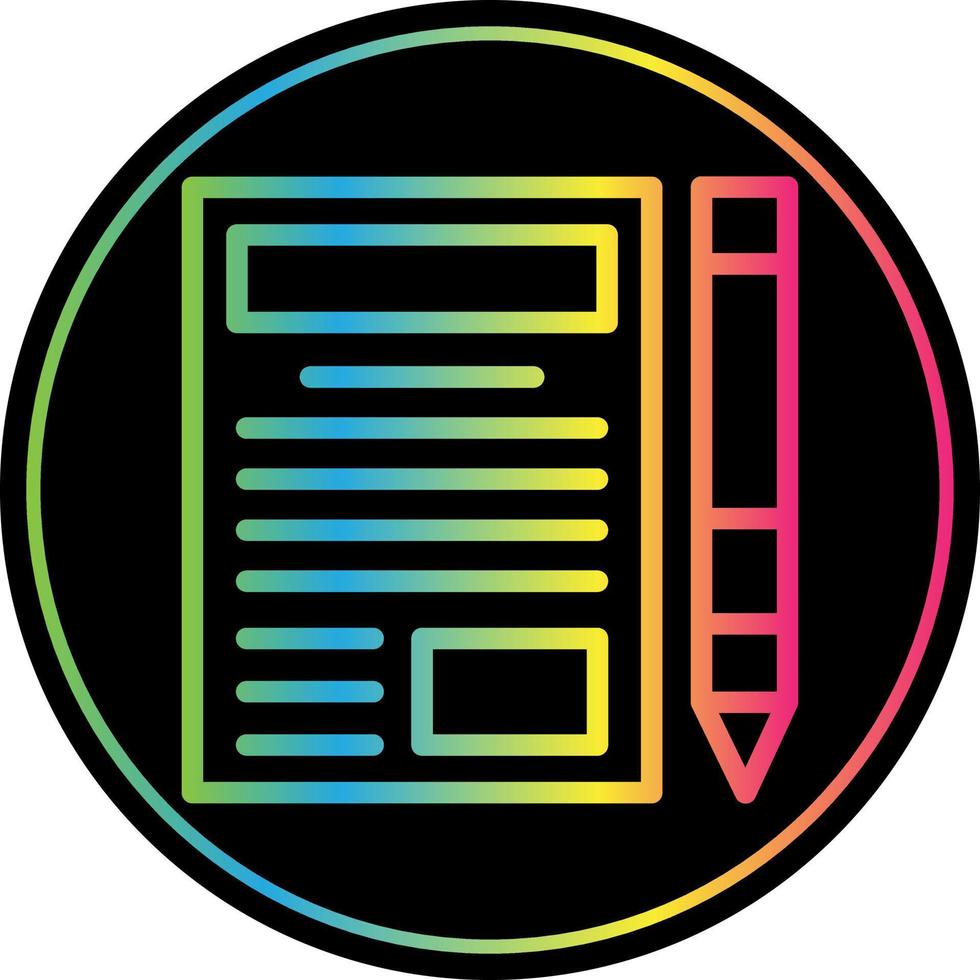 Blogger Vector Icon Design