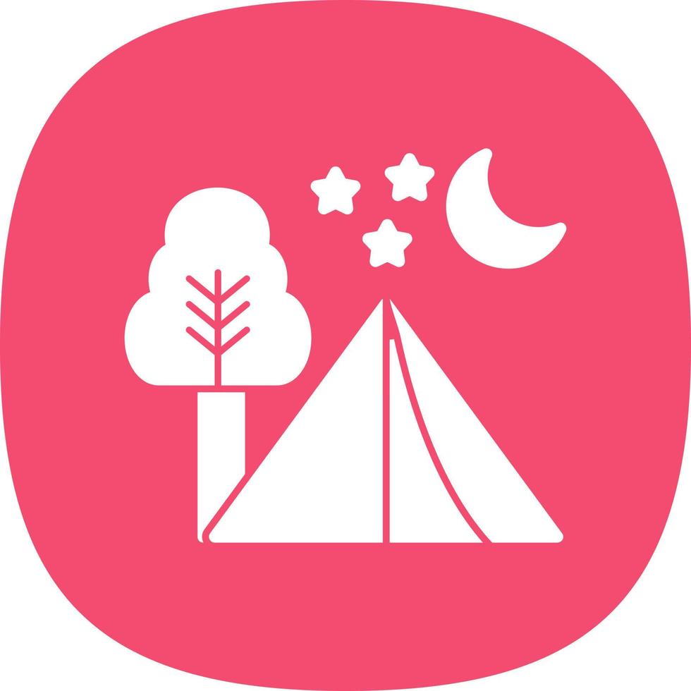Camping Vector Icon Design