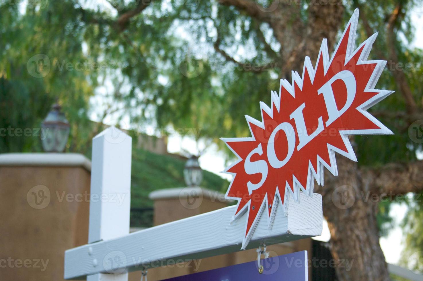 Sold Burst Sign photo