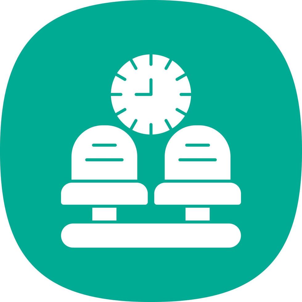 Waiting Room Vector Icon Design