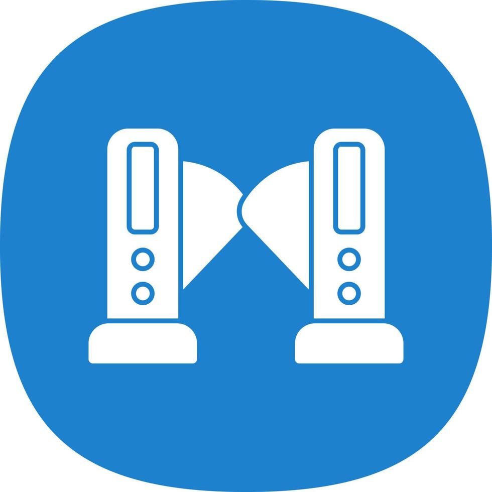 Turnstile Vector Icon Design
