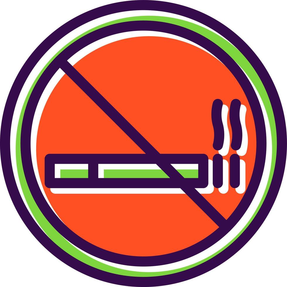 diseño de icono de vector de fumar