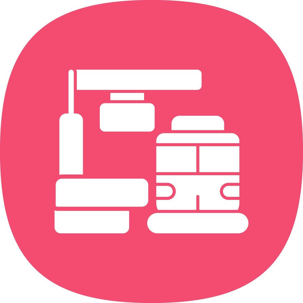 Train Platform Vector Icon Design