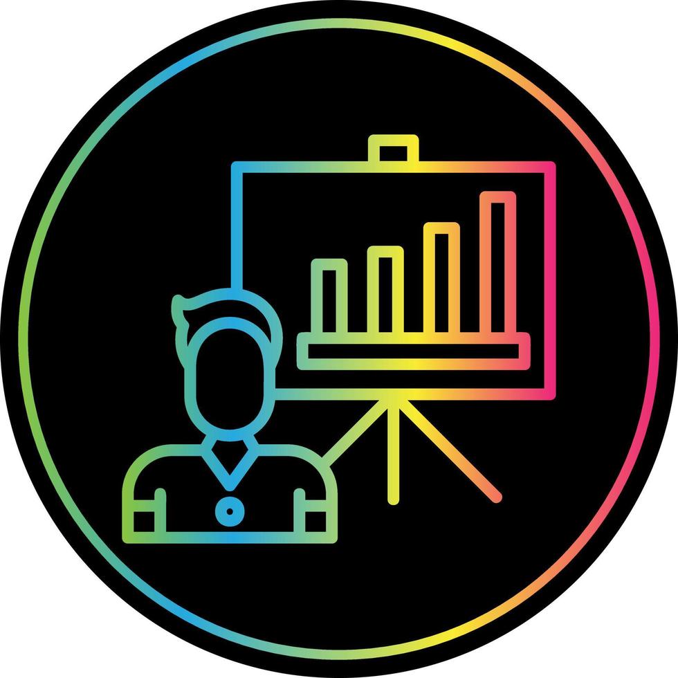Business Presentation Vector Icon Design