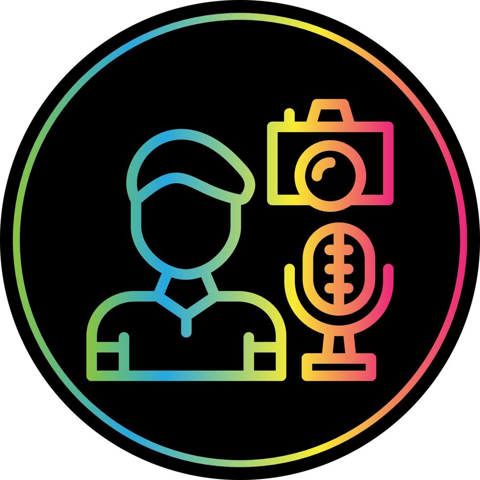 Vlog Vector Icon Design