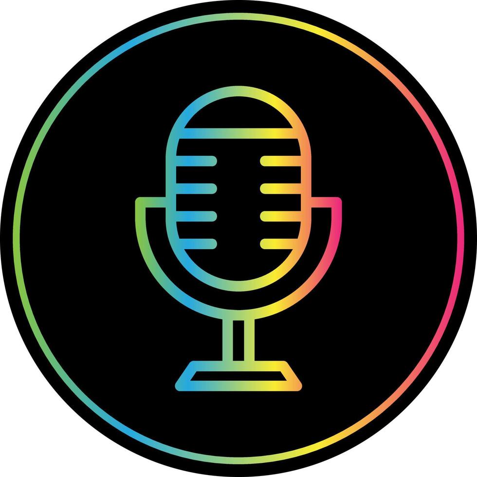 Mike Vector Icon Design