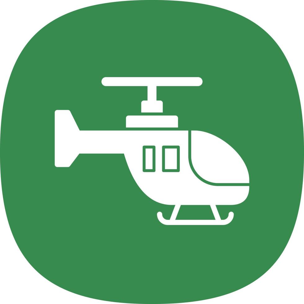 diseño de icono de vector de helicóptero