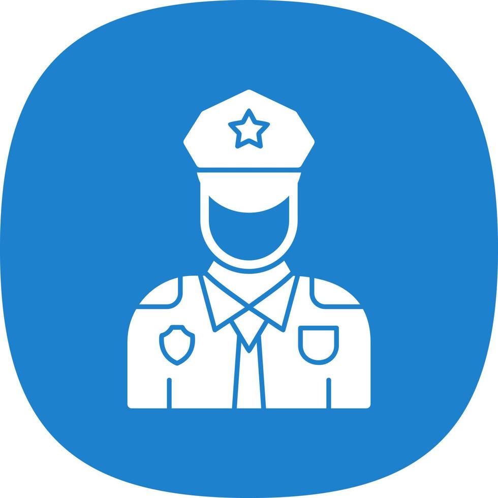 Police Officer Vector Icon Design