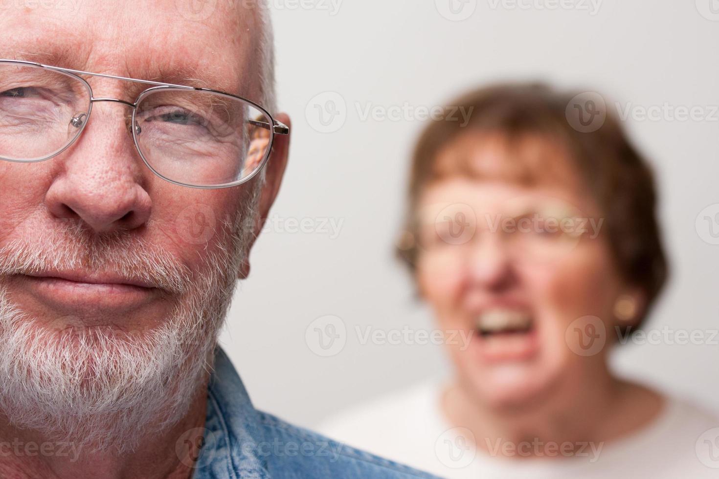 Senior Couple in an Argument photo