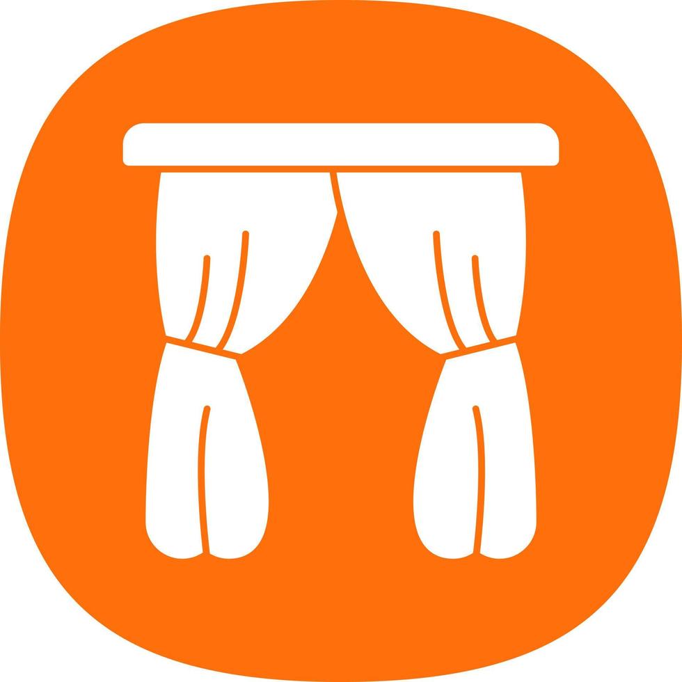 Curtain Vector Icon Design