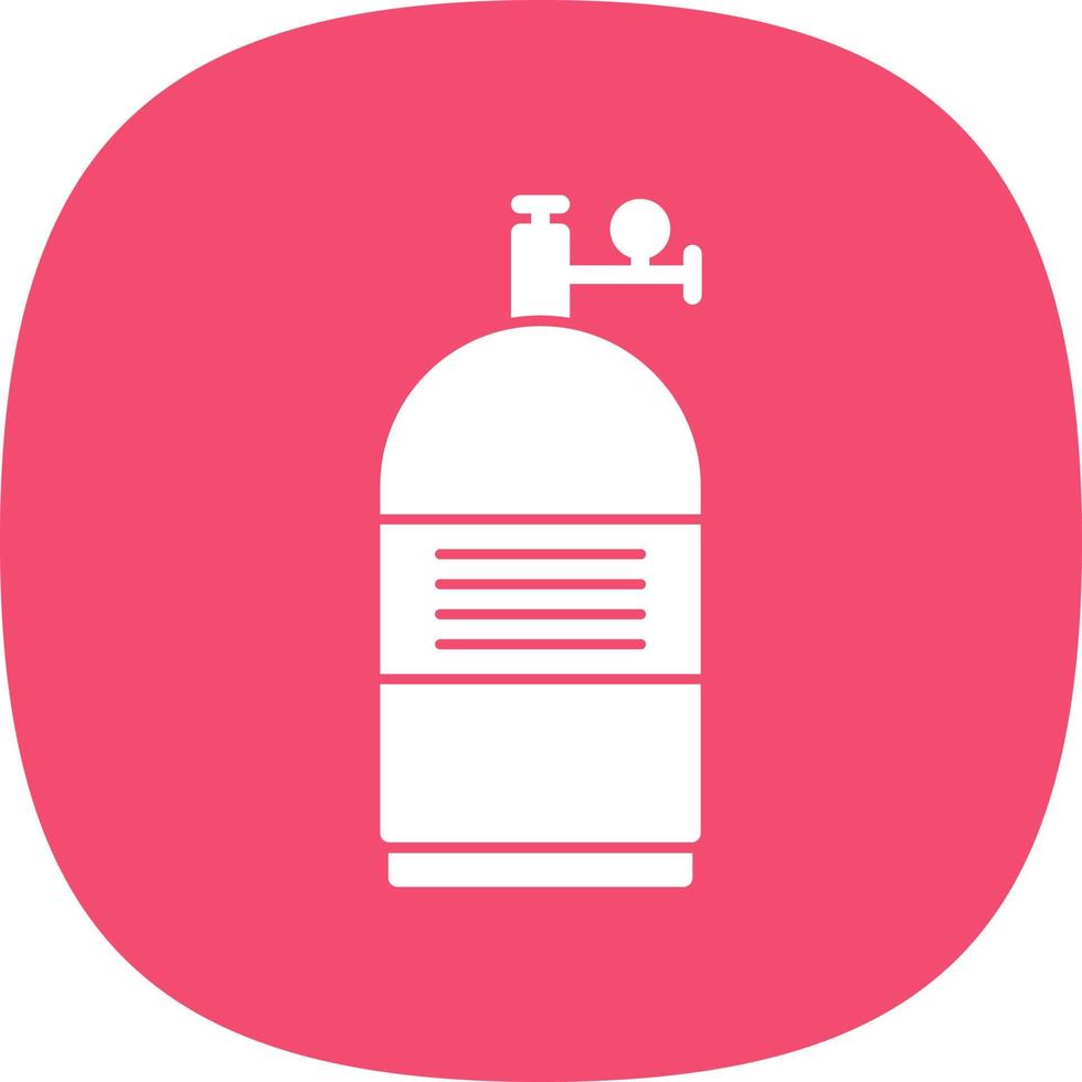 Oxygen Tank Vector Icon Design