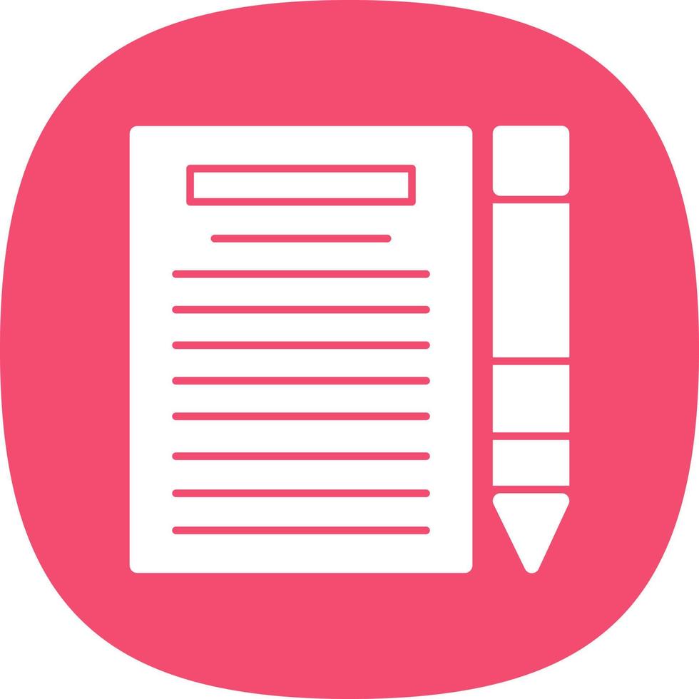 Copywriting Vector Icon Design