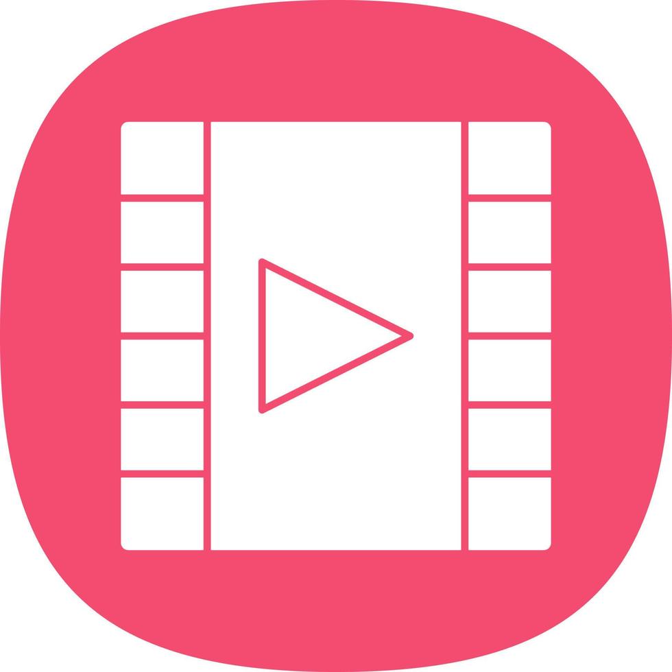 diseño de icono de vector de vídeo