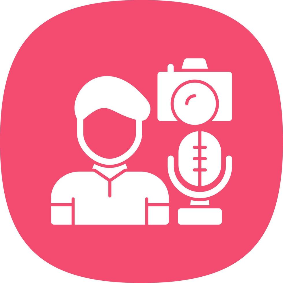 Vlog Vector Icon Design