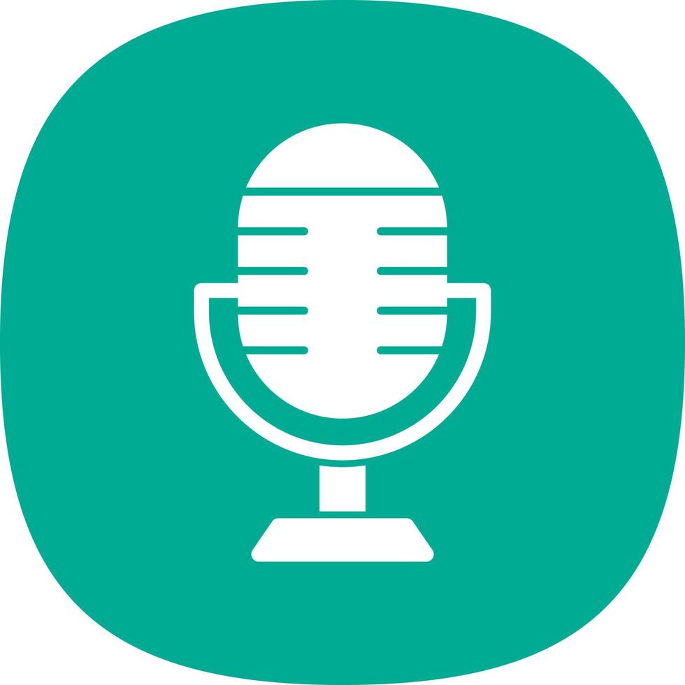 Mike Vector Icon Design