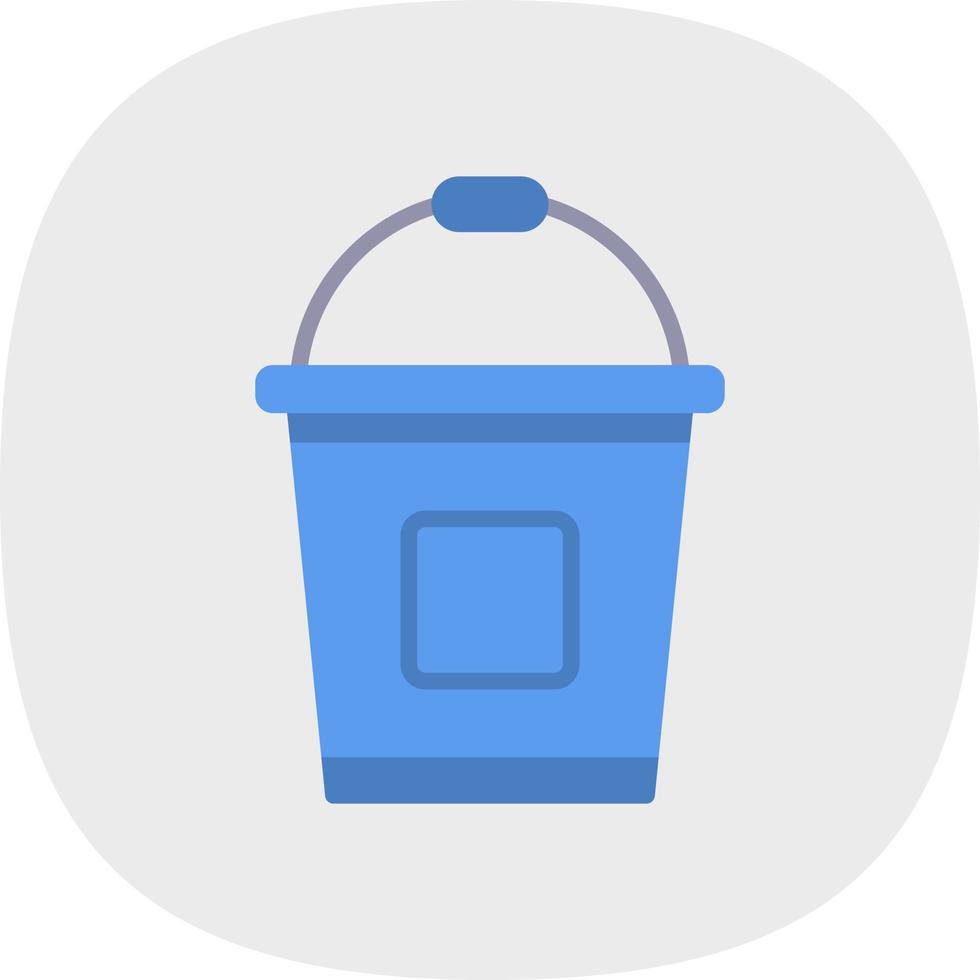 Bucket Vector Icon Design
