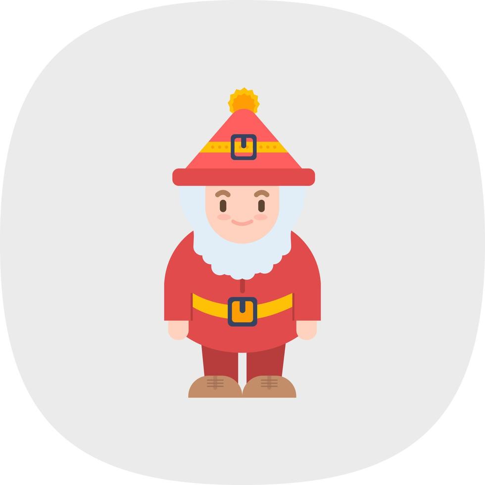 Gnome Vector Icon Design