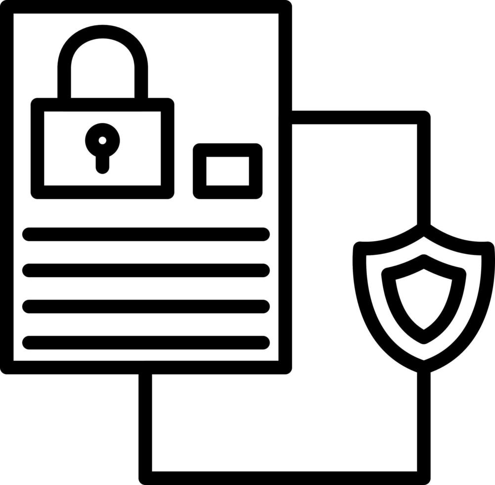 Privacy By Design Vector Icon Design