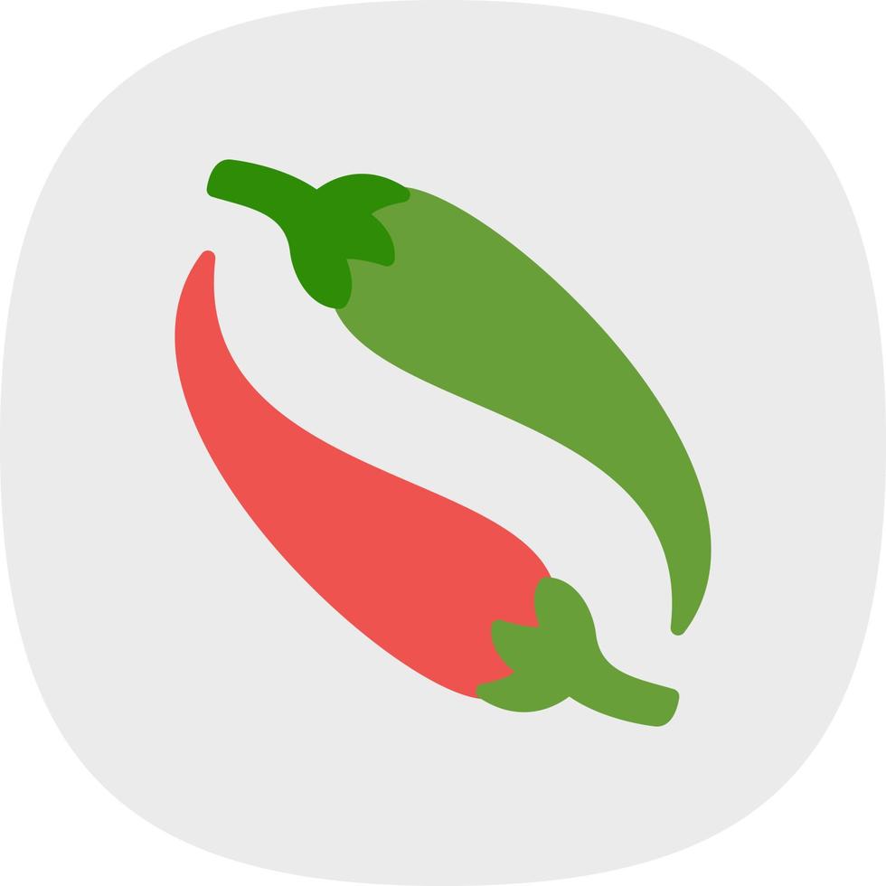 Chili Vector Icon Design