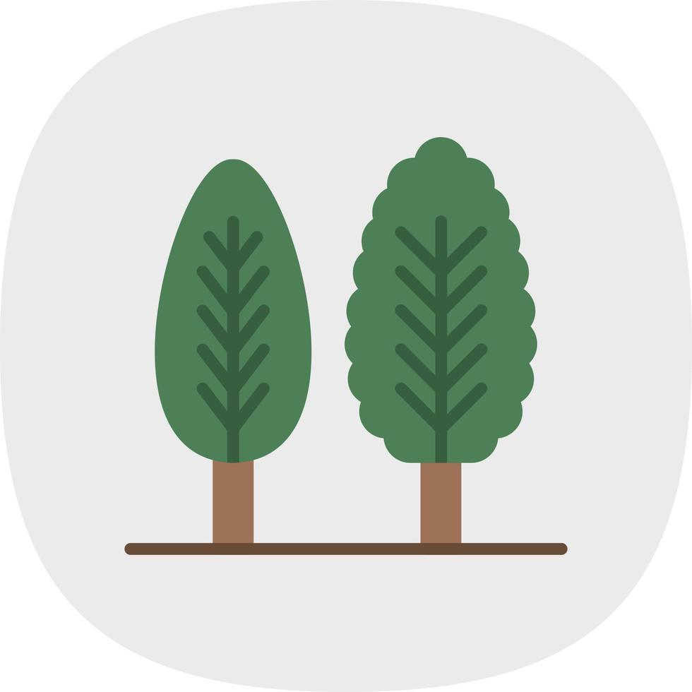 Cypress Vector Icon Design