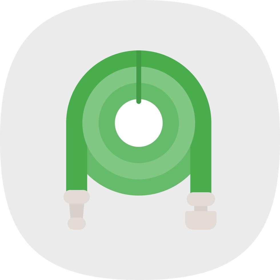 Garden Hose Vector Icon Design