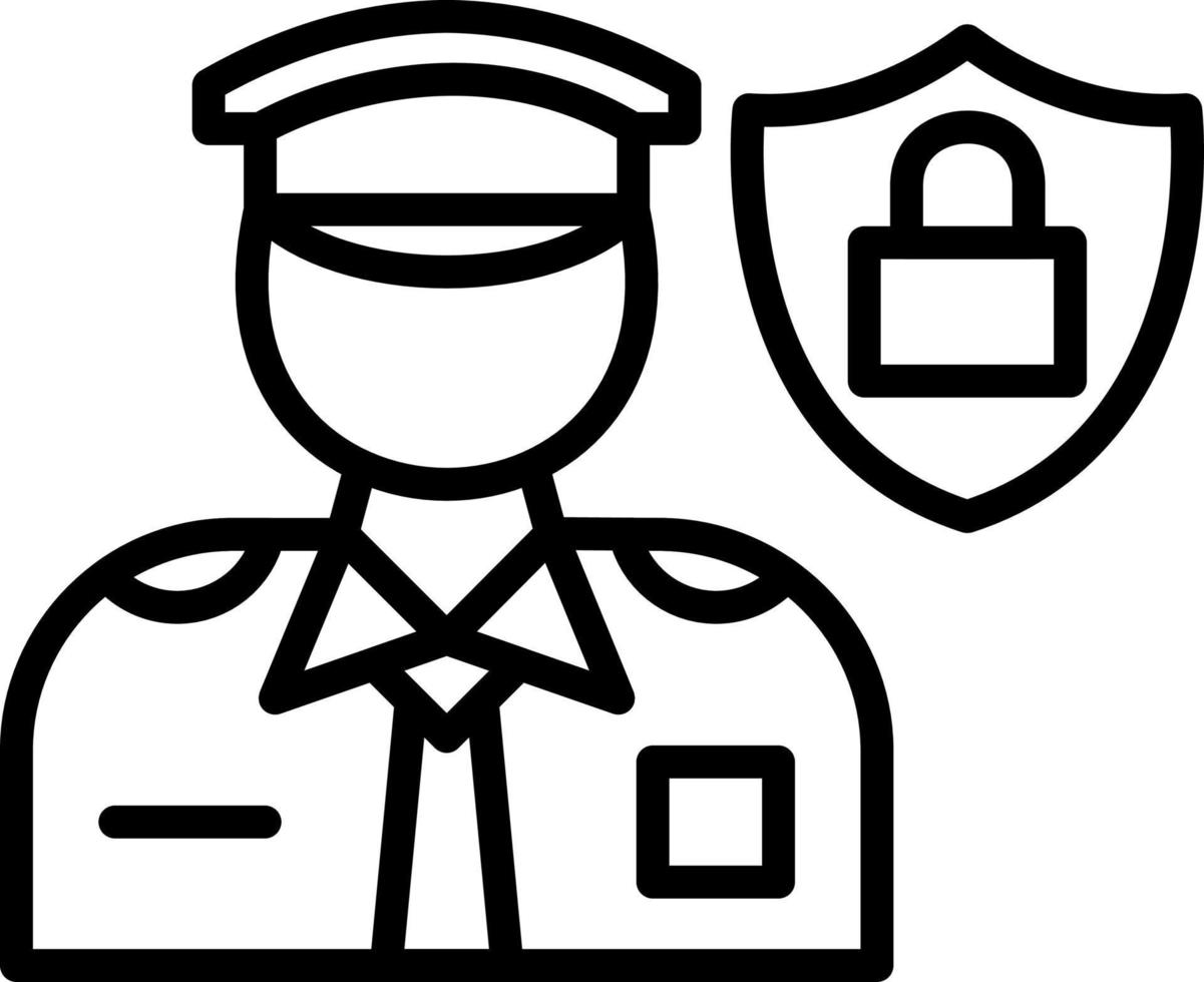 diseño de icono de vector de oficial de protección de datos