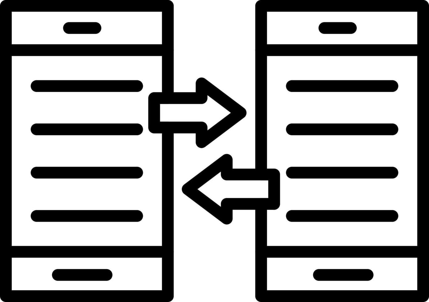 Data Transfer Vector Icon Design