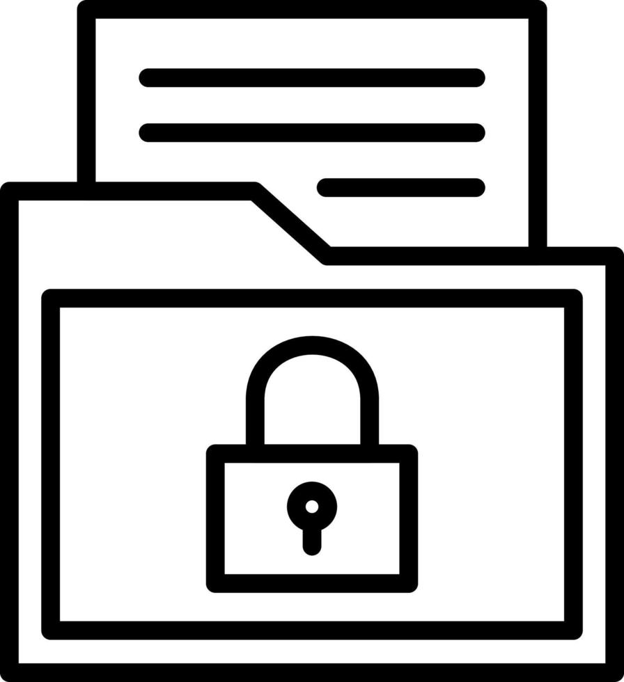 Encrypted Data Vector Icon Design