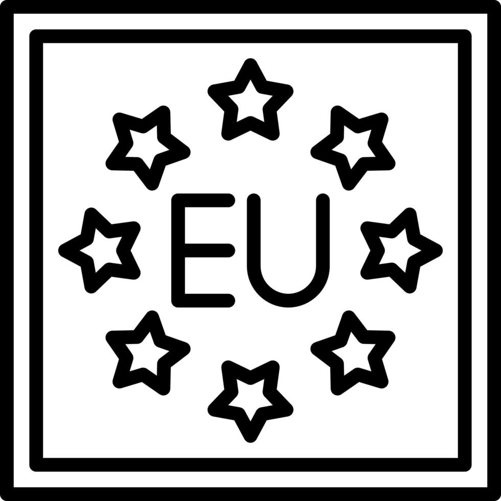 Eu Vector Icon Design