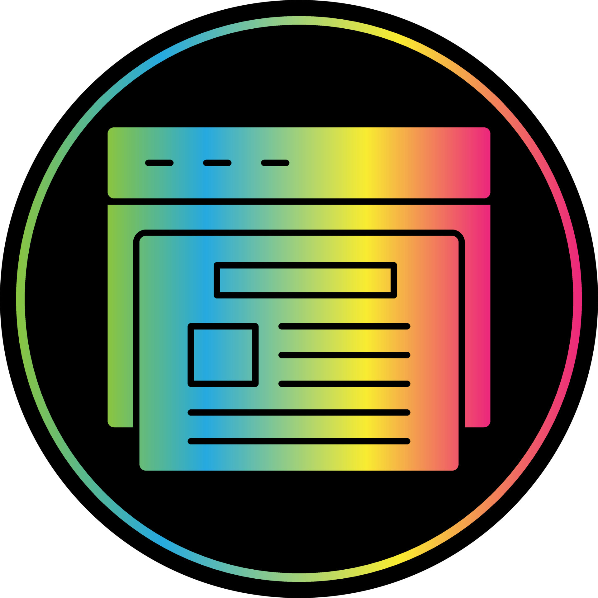 News Feed Vector Icon Design 16443039 Vector Art at Vecteezy