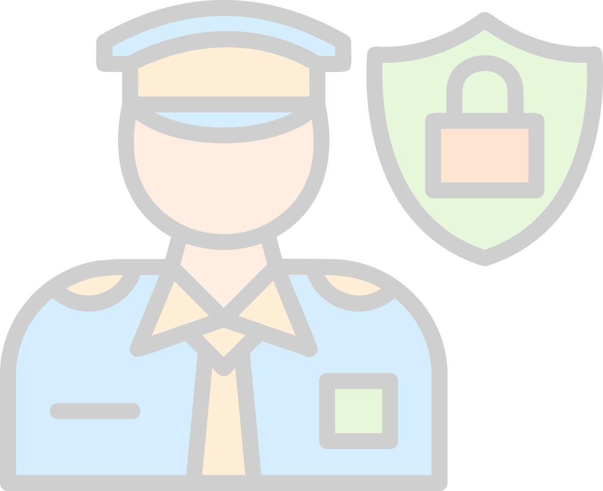 Data Protection Officer Vector Icon Design