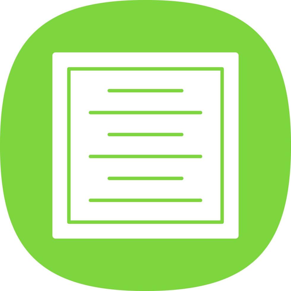 Center Alignment Vector Icon Design