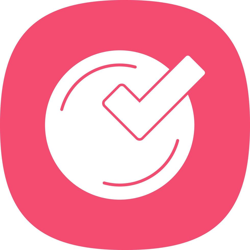 Checked Vector Icon Design