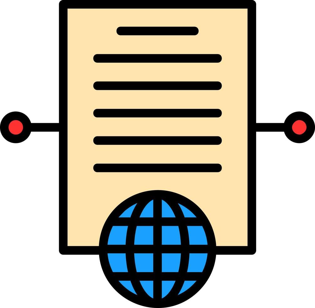 Binding Corporate Rules Vector Icon Design