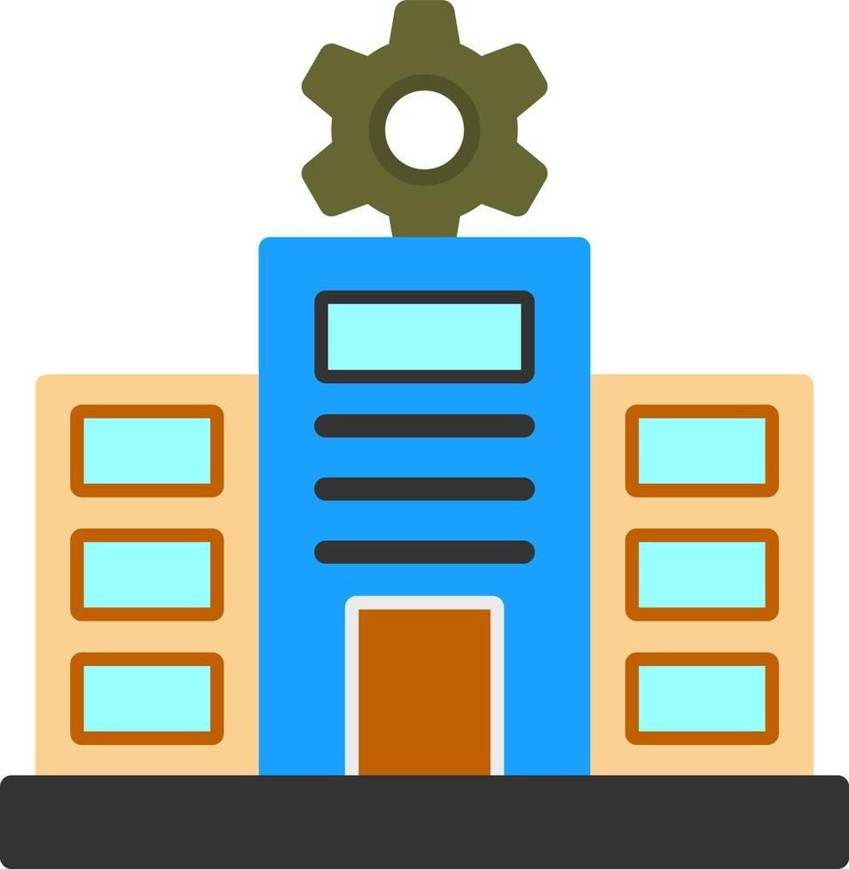 Main Establishment Vector Icon Design