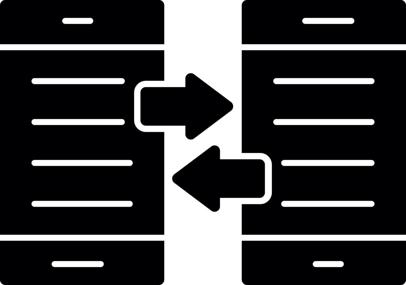 Data Transfer Vector Icon Design