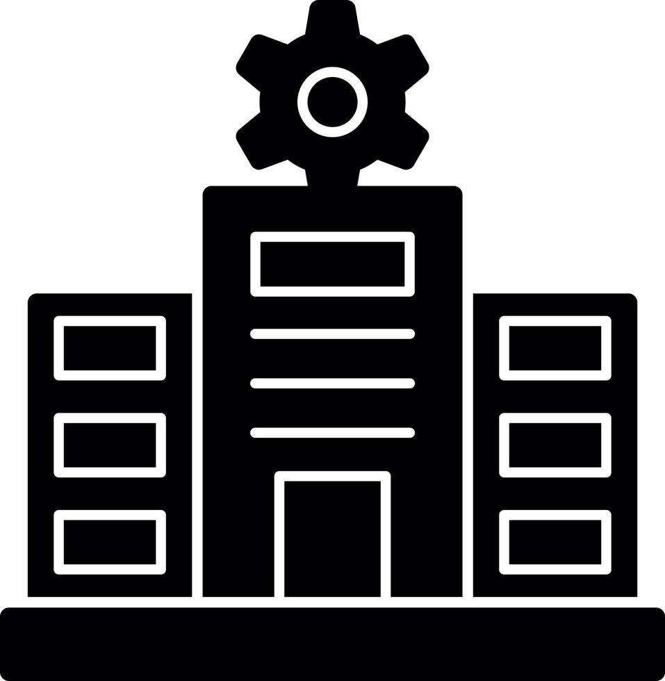 Main Establishment Vector Icon Design