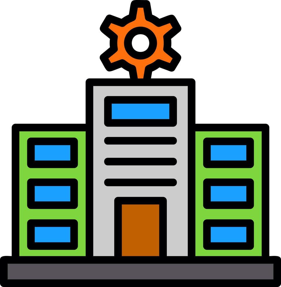 Main Establishment Vector Icon Design