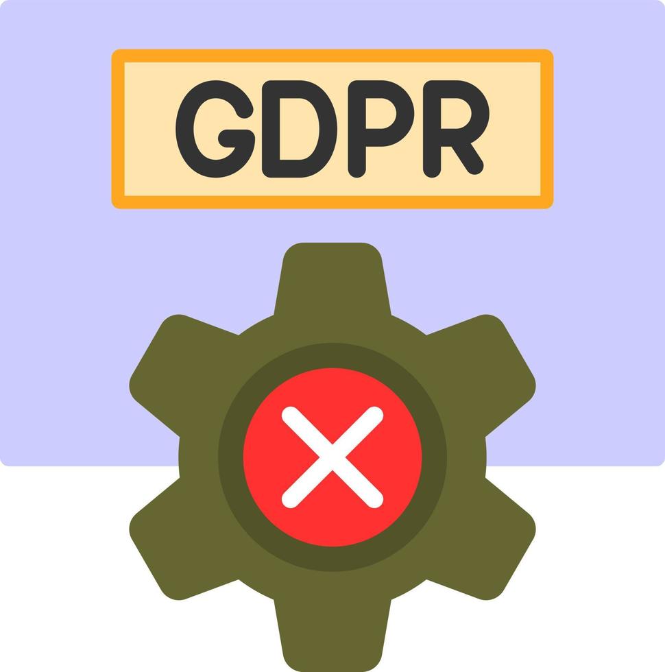 Restriction Of Processing Vector Icon Design