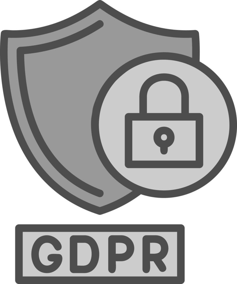 Gdpr Lawsuit Vector Icon Design