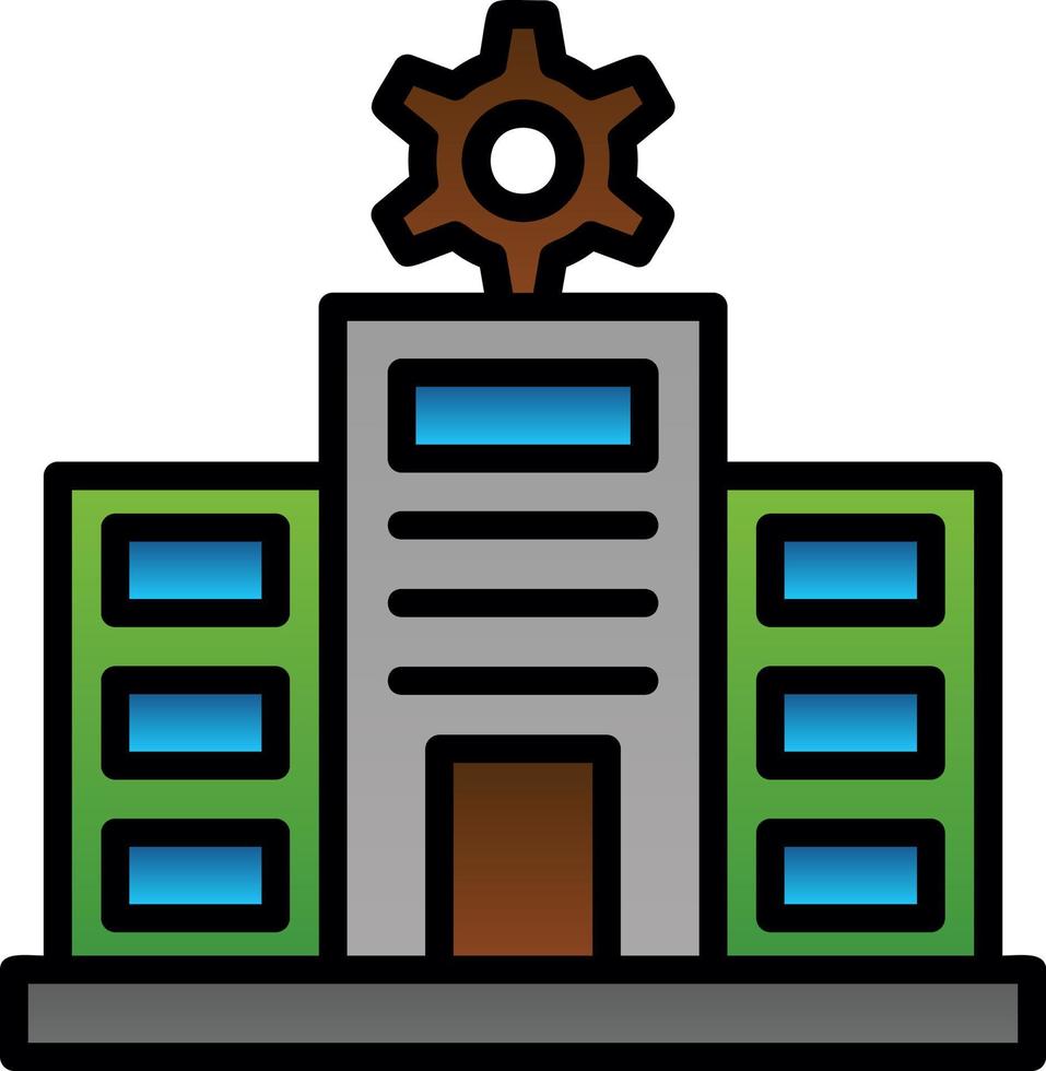 Main Establishment Vector Icon Design