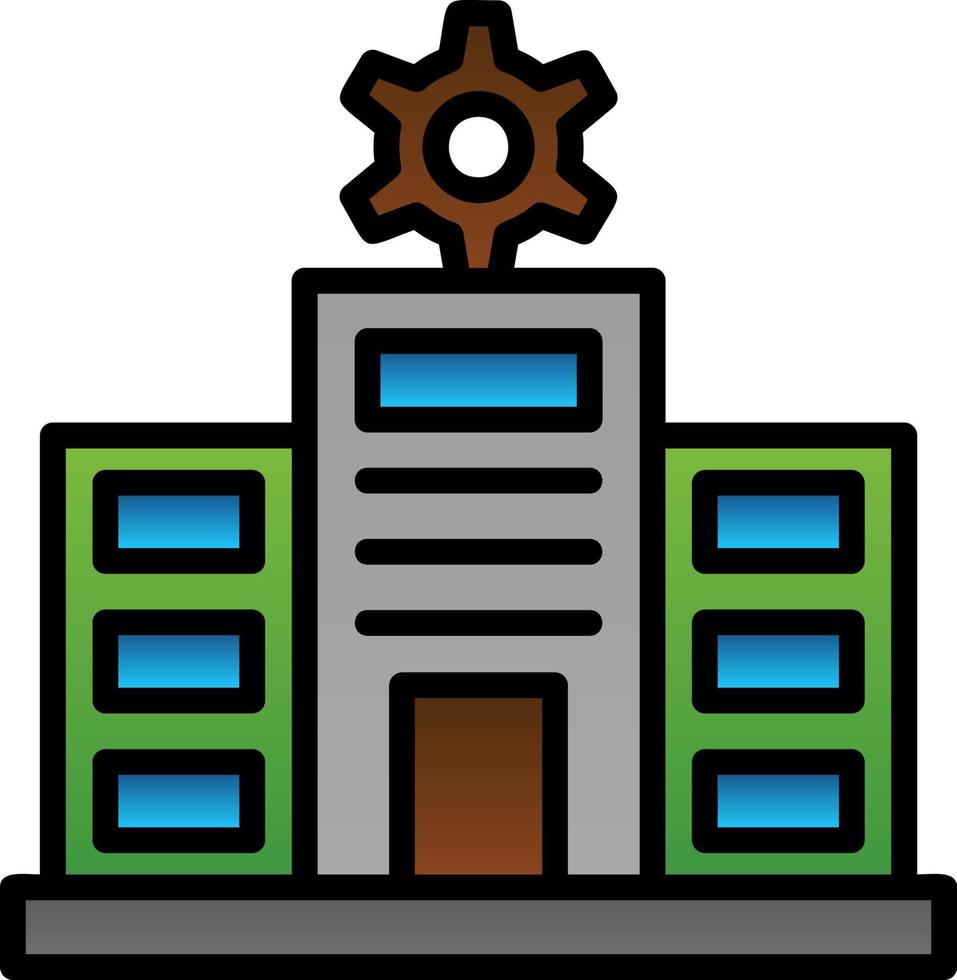 Main Establishment Vector Icon Design