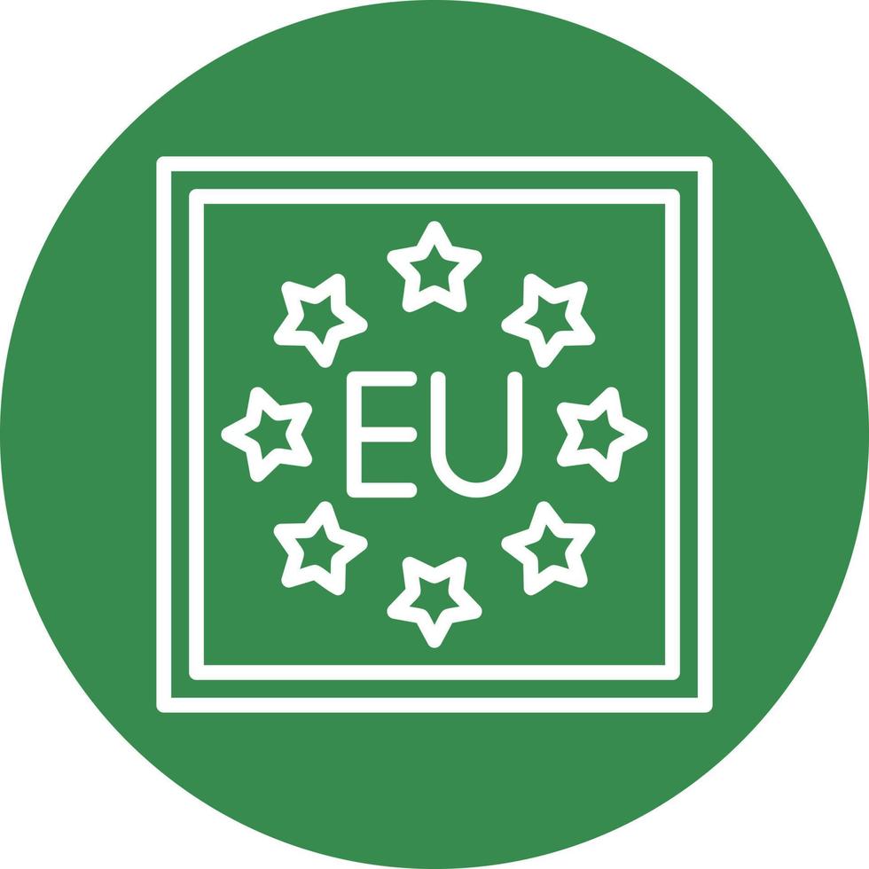 Eu Vector Icon Design