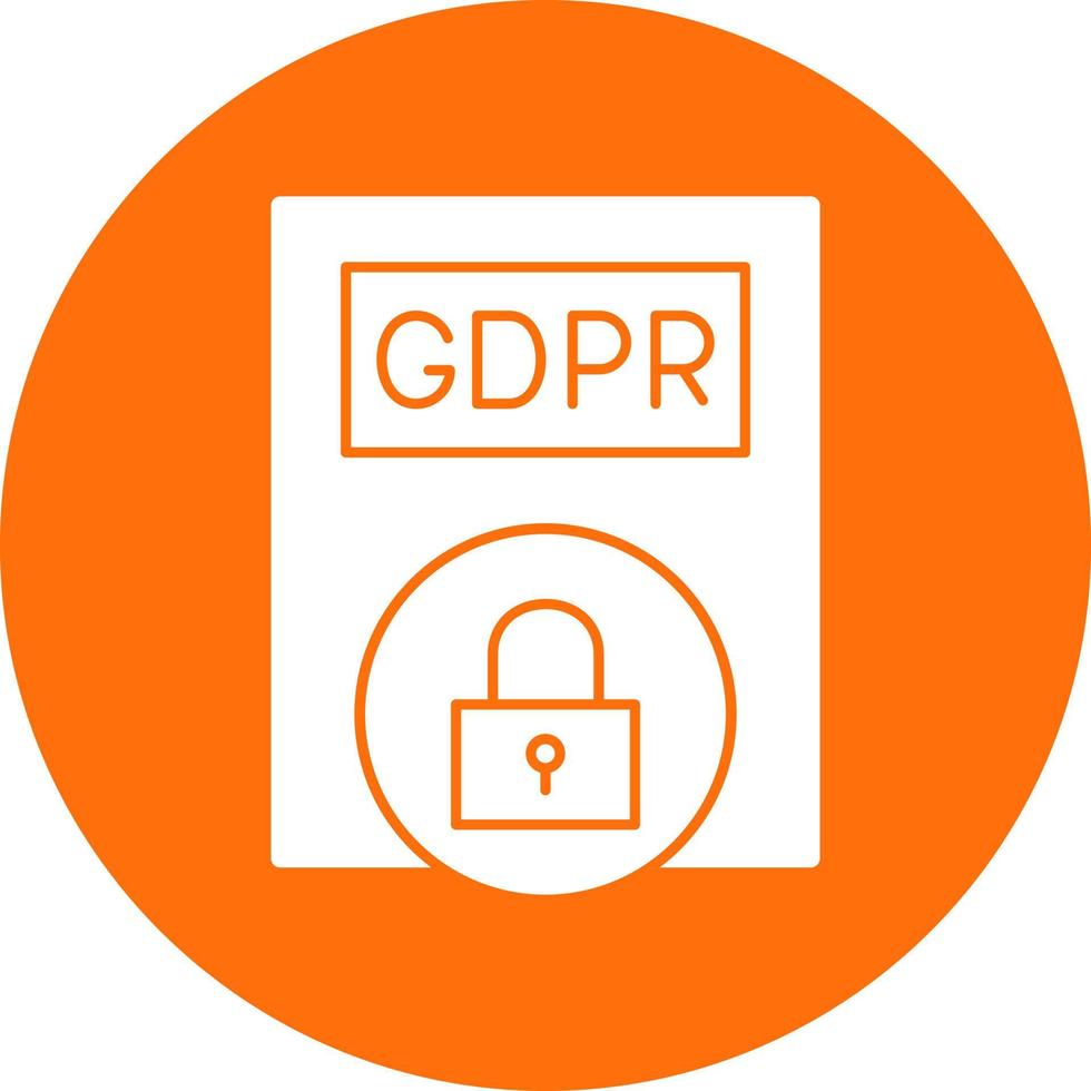Gdpr Policy Vector Icon Design