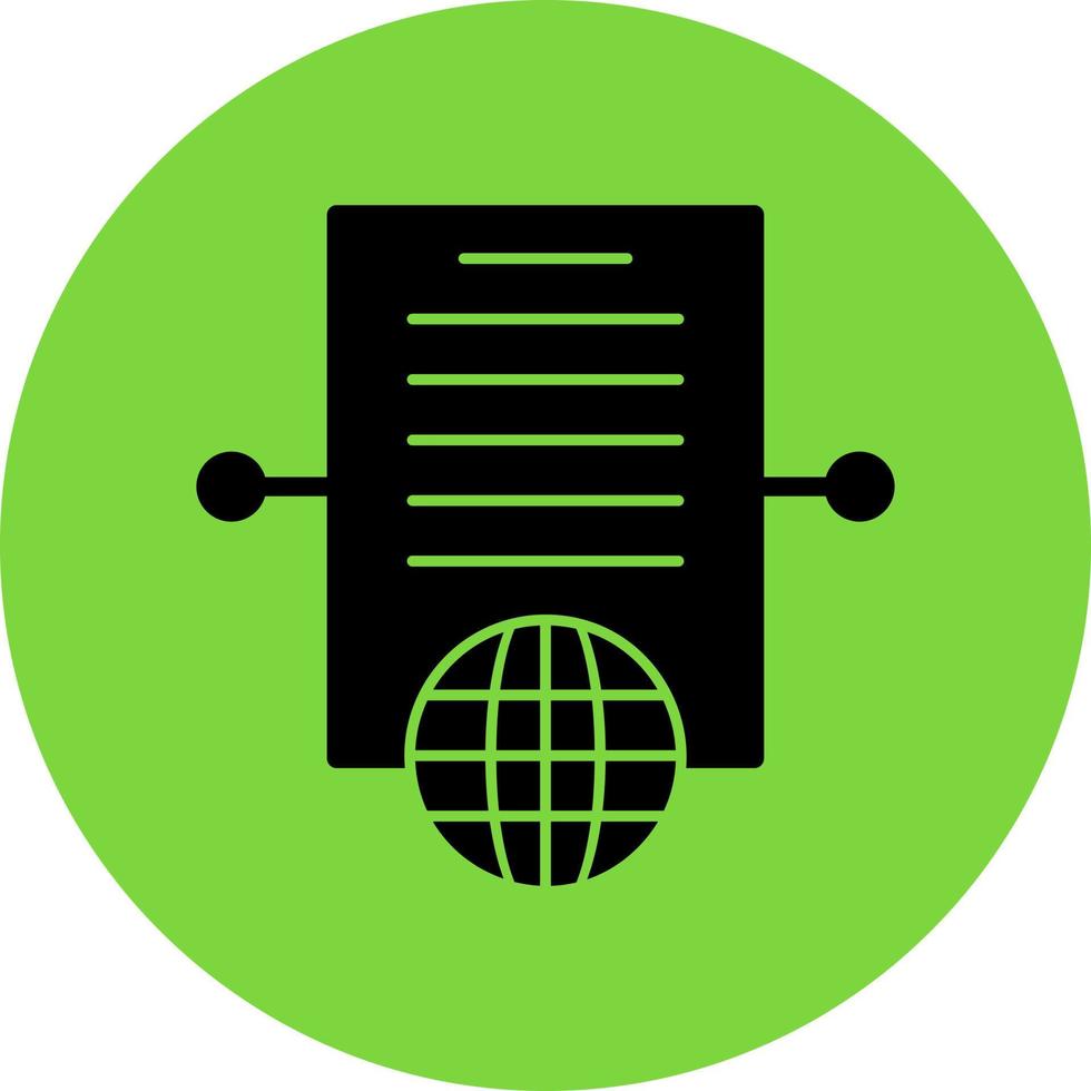 Binding Corporate Rules Vector Icon Design