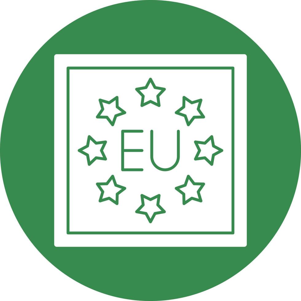 Eu Vector Icon Design