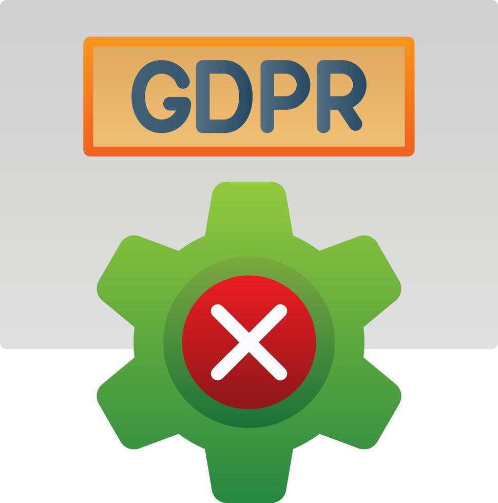 Restriction Of Processing Vector Icon Design